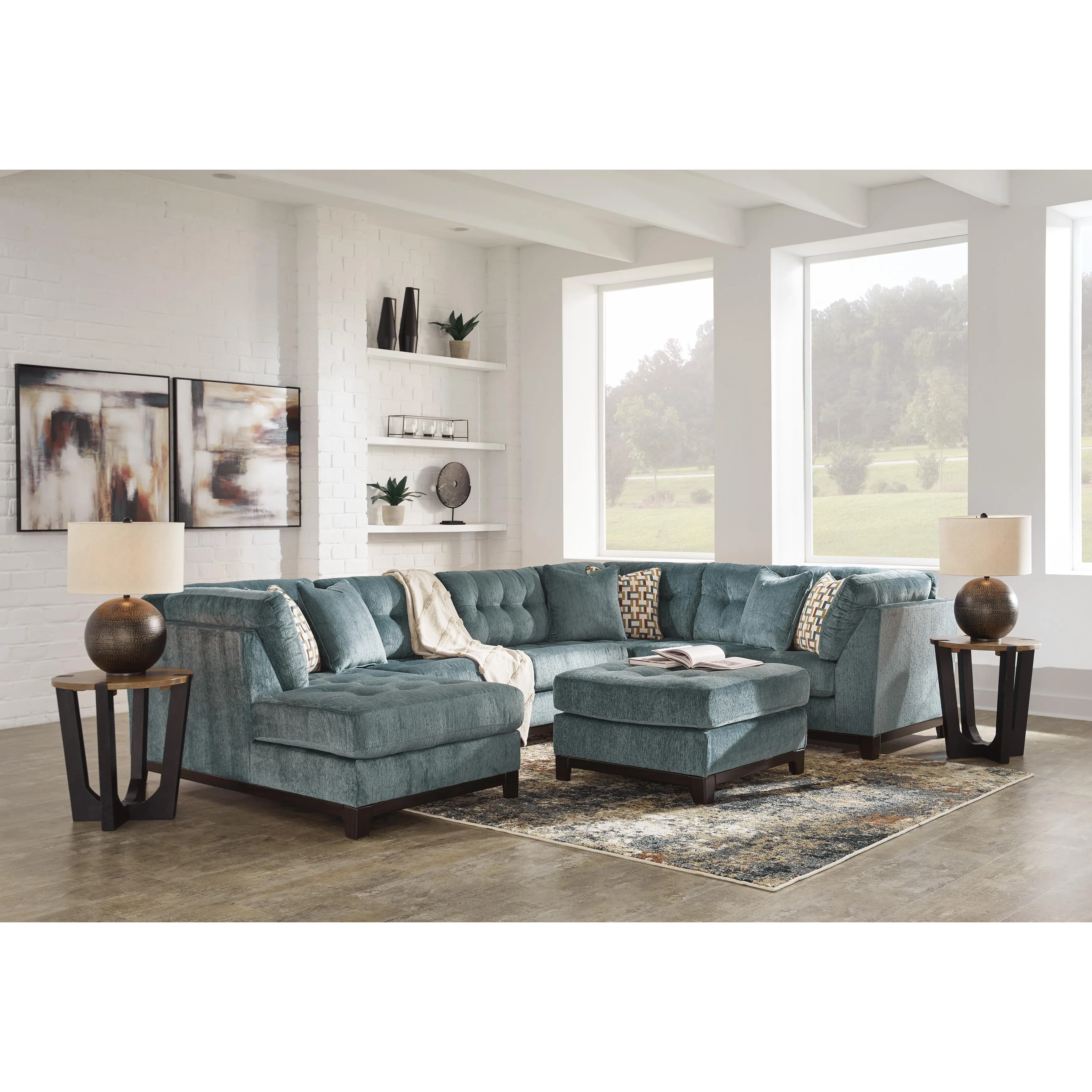 Ashley Laylabrook Fabric Ottoman 9220608