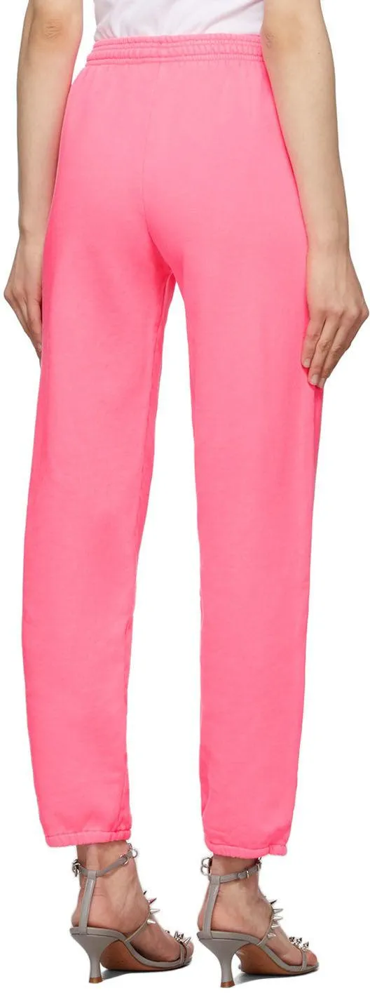 Ashley Williams Pink Middle Finger Lounge Pants