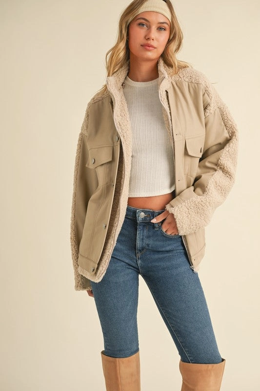 Ergonomic Articulation DurableOuterShell Aspen Sherpa Jacket