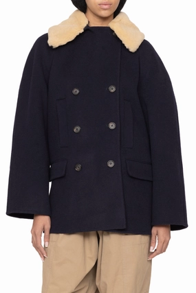 Astra Double Faced Peacoat Noise Reducing Fabric Flexible Fit