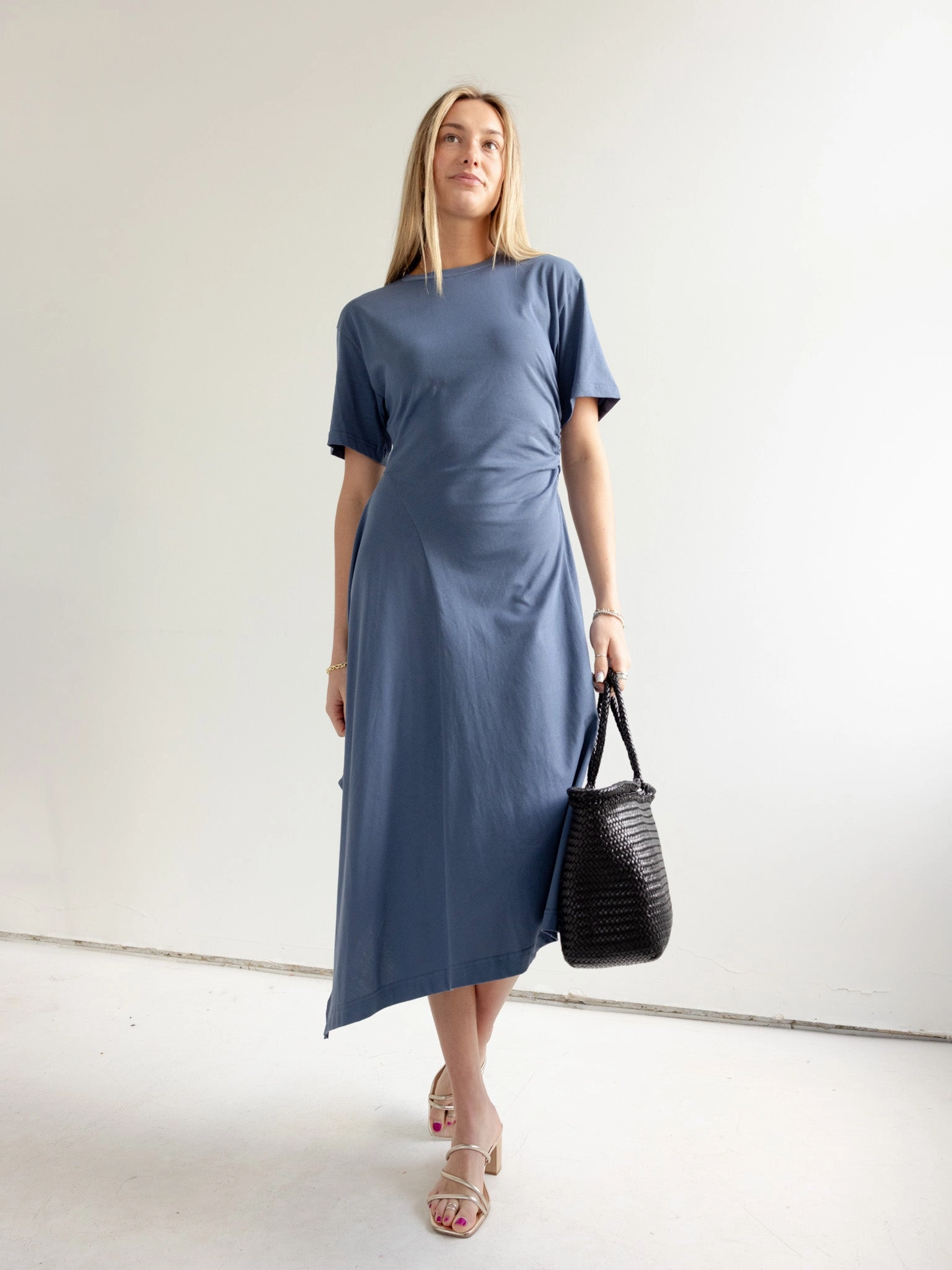 Asymmetric Knit Dress Urban appeal Glamorous look