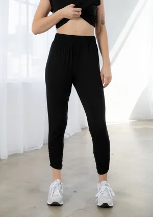 Athleisure Jersey Knit Fitted Pants