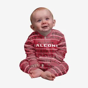 Atlanta Falcons Infant Family Holiday Pajamas
