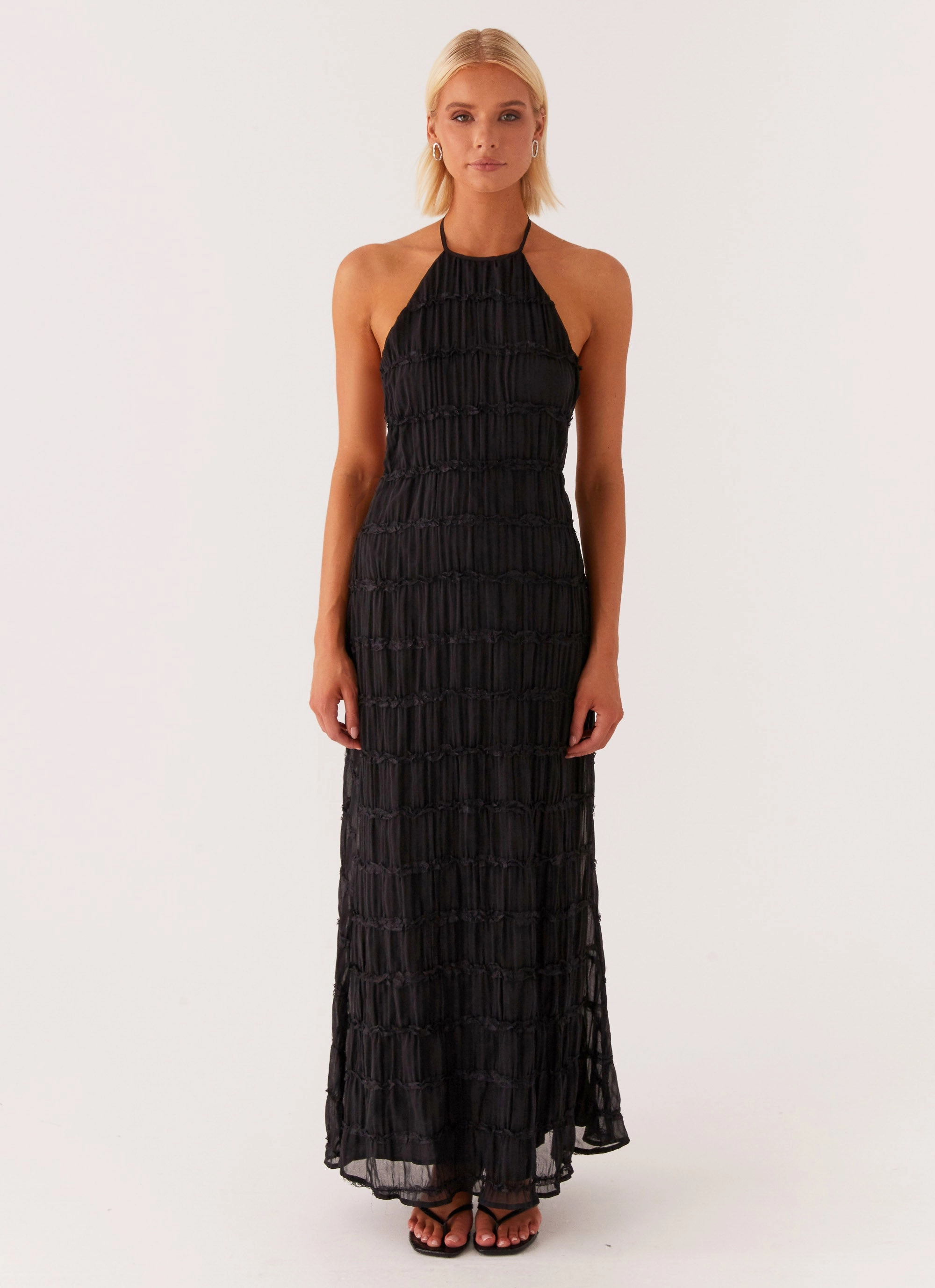 Cozy Wear Aullie Maxi Dress - Black