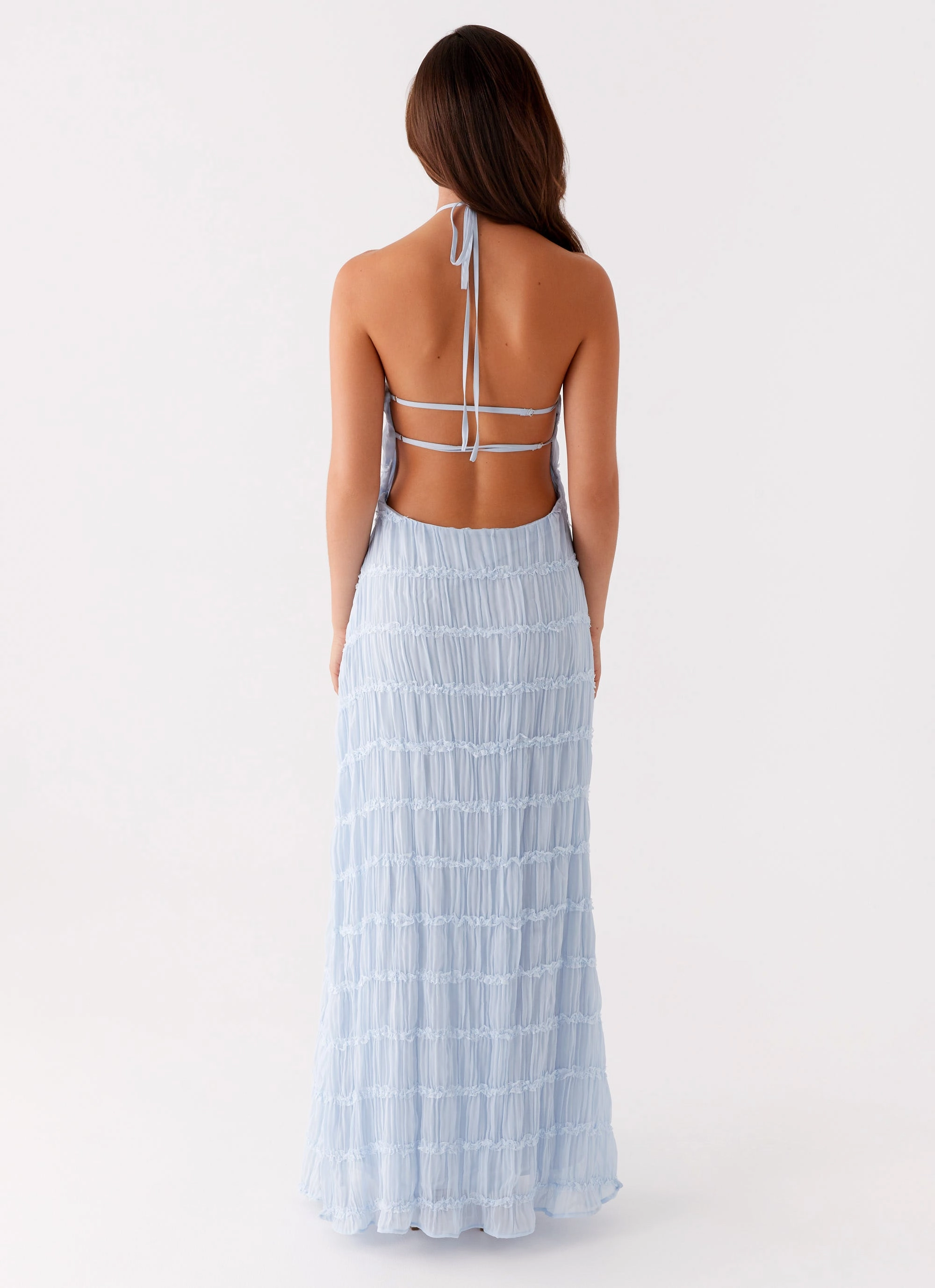 Street Casual Aullie Maxi Dress - Blue
