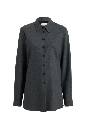 Hidden Pocket Auryn Top in Grey
