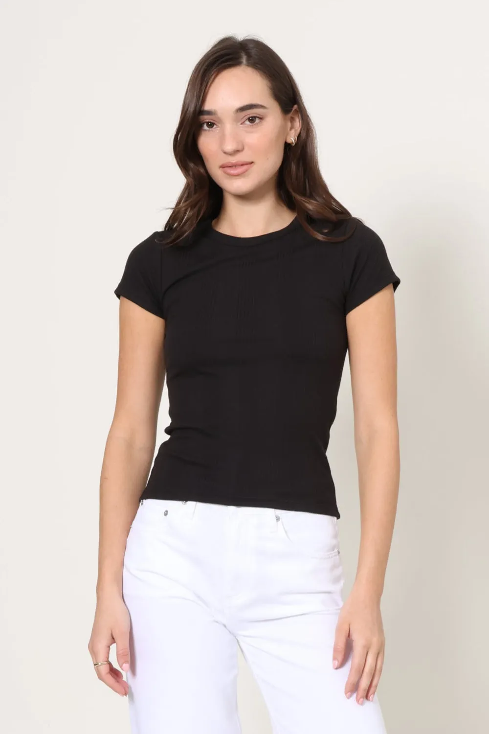 HighNeck Avery Fitted Short Sleeve Tee