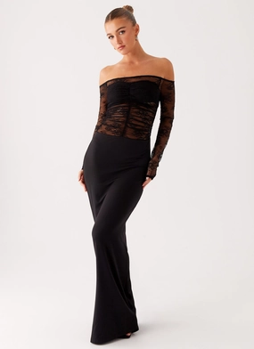 Avi Maxi Dress - Black Mood Comfort