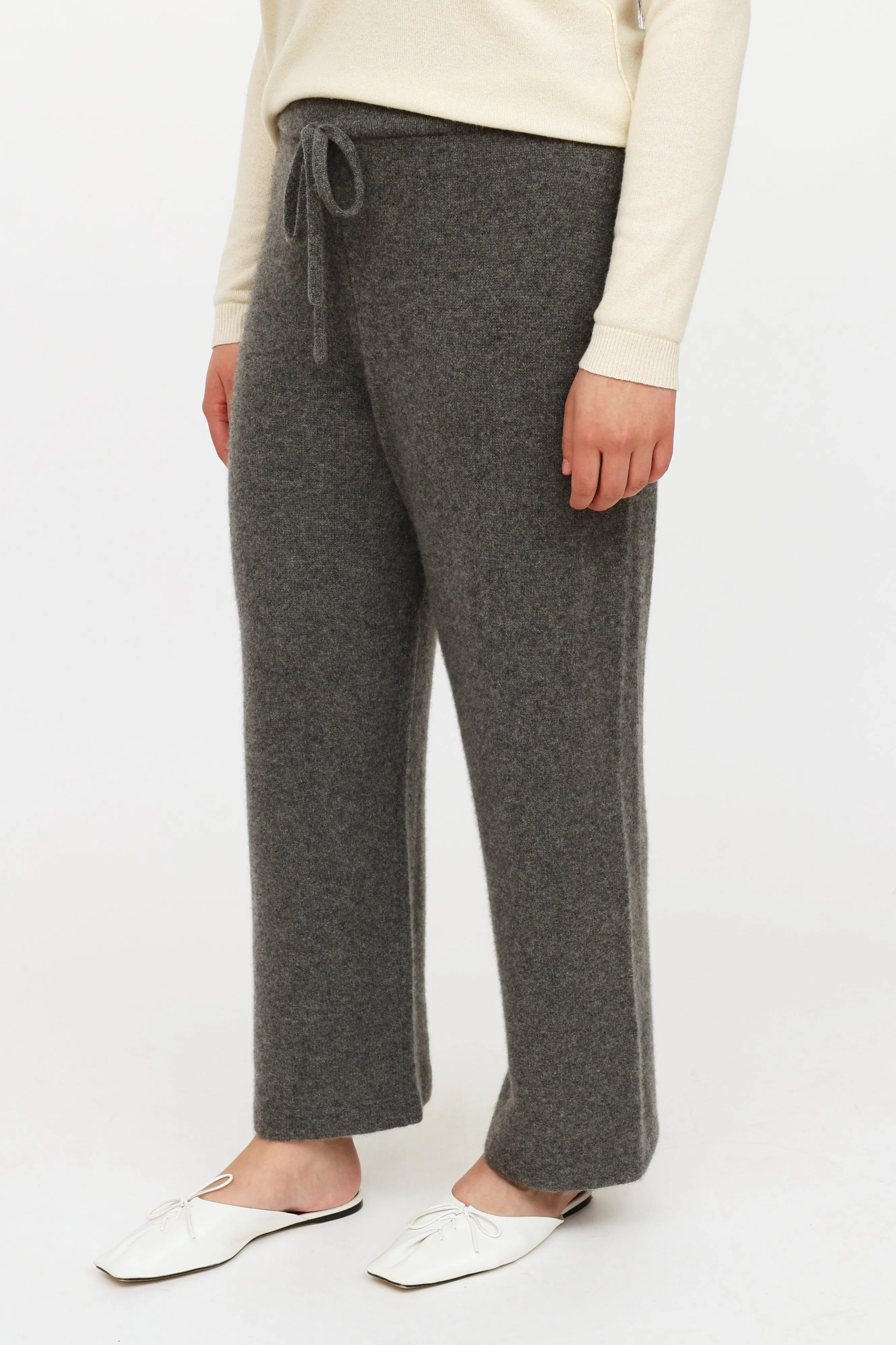 Babaton Grey Cashmere Pants