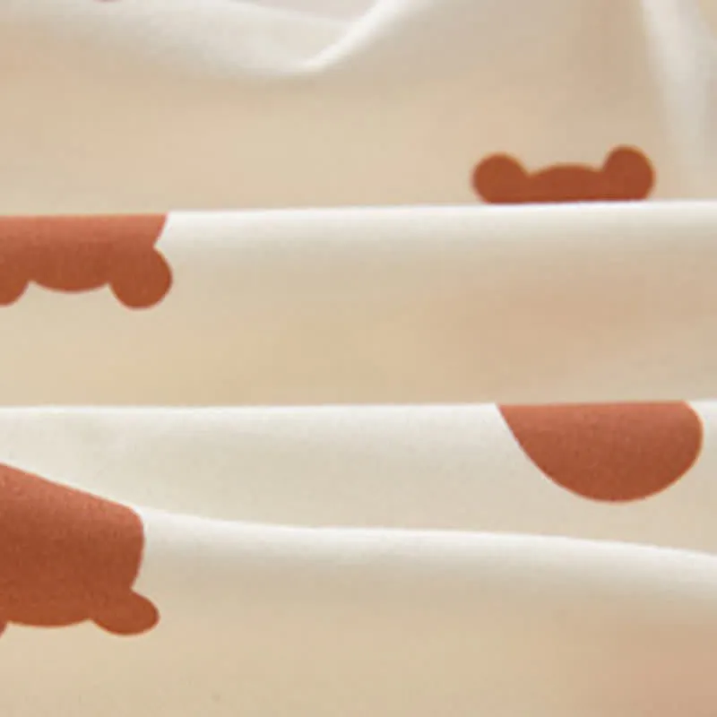 Baby Bear Newborn Kimono Pajamas Set