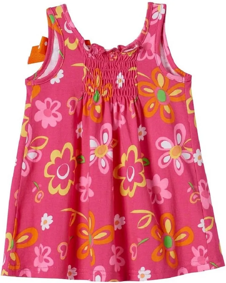 Baby Girls Floral Shift Sundress Pink Floral