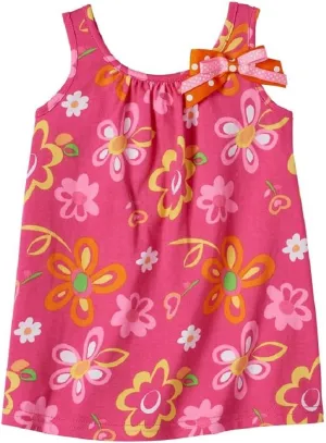 Baby Girls Floral Shift Sundress Pink Floral