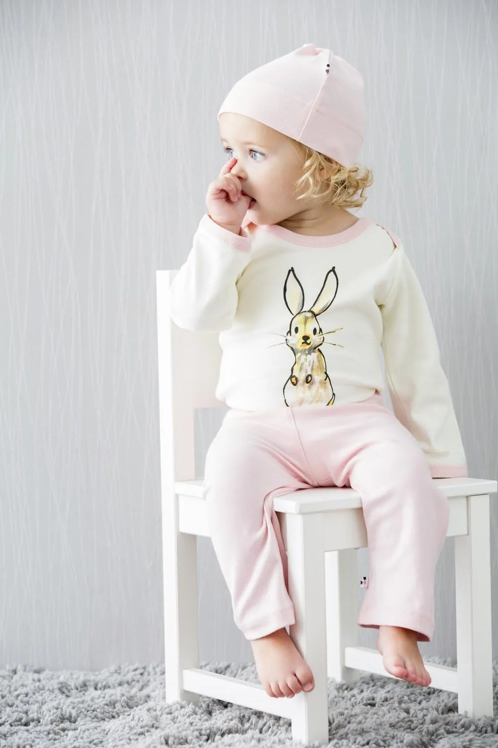 Babysoy Newborn Organic Long Sleeve Animal Print Bodysuit Onesie Romper