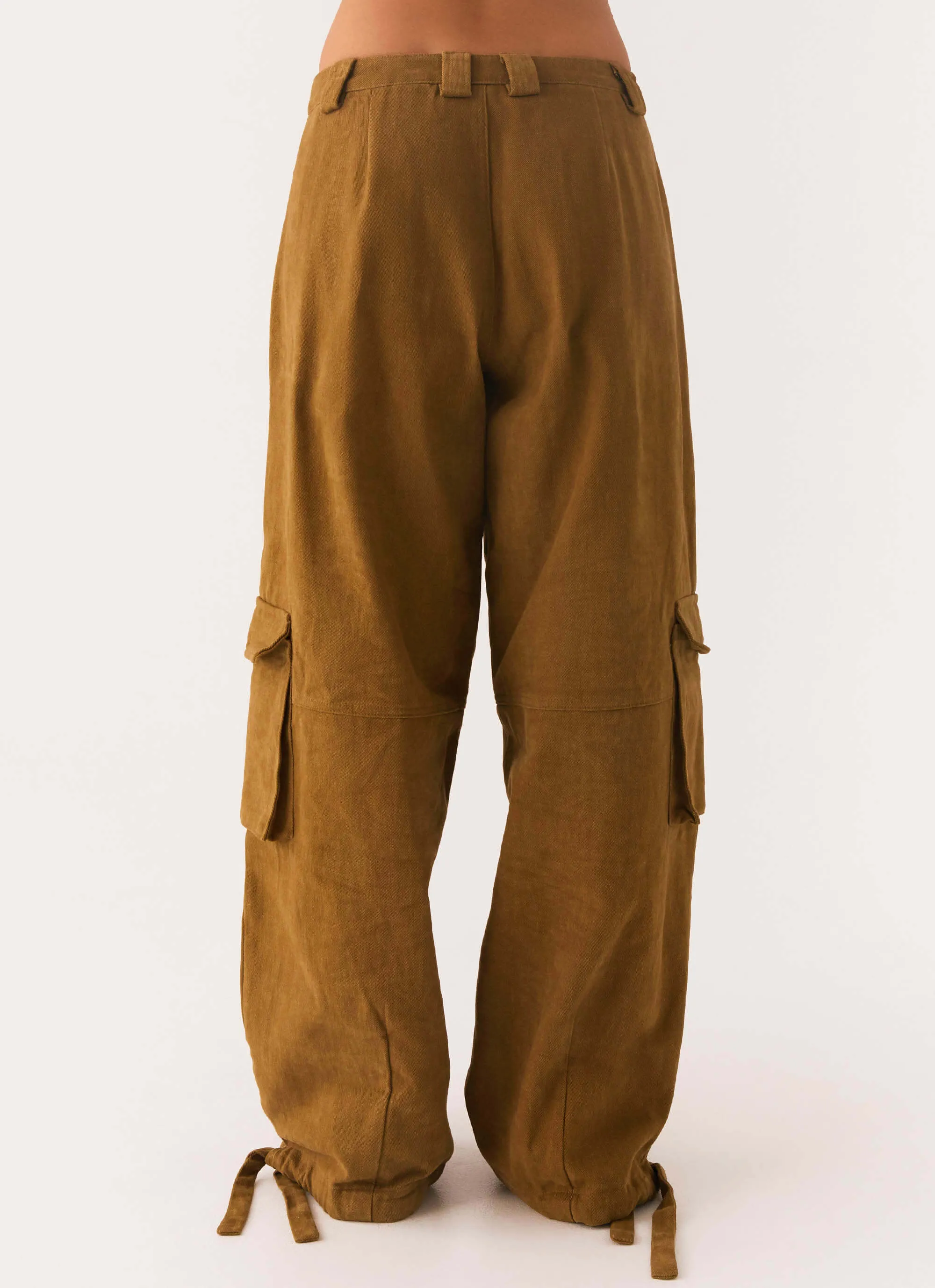 Back In Time Cargo Pant - Brown Warm design