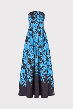 Comfortable office piece Ready Glow Winona Flower Strapless Gown