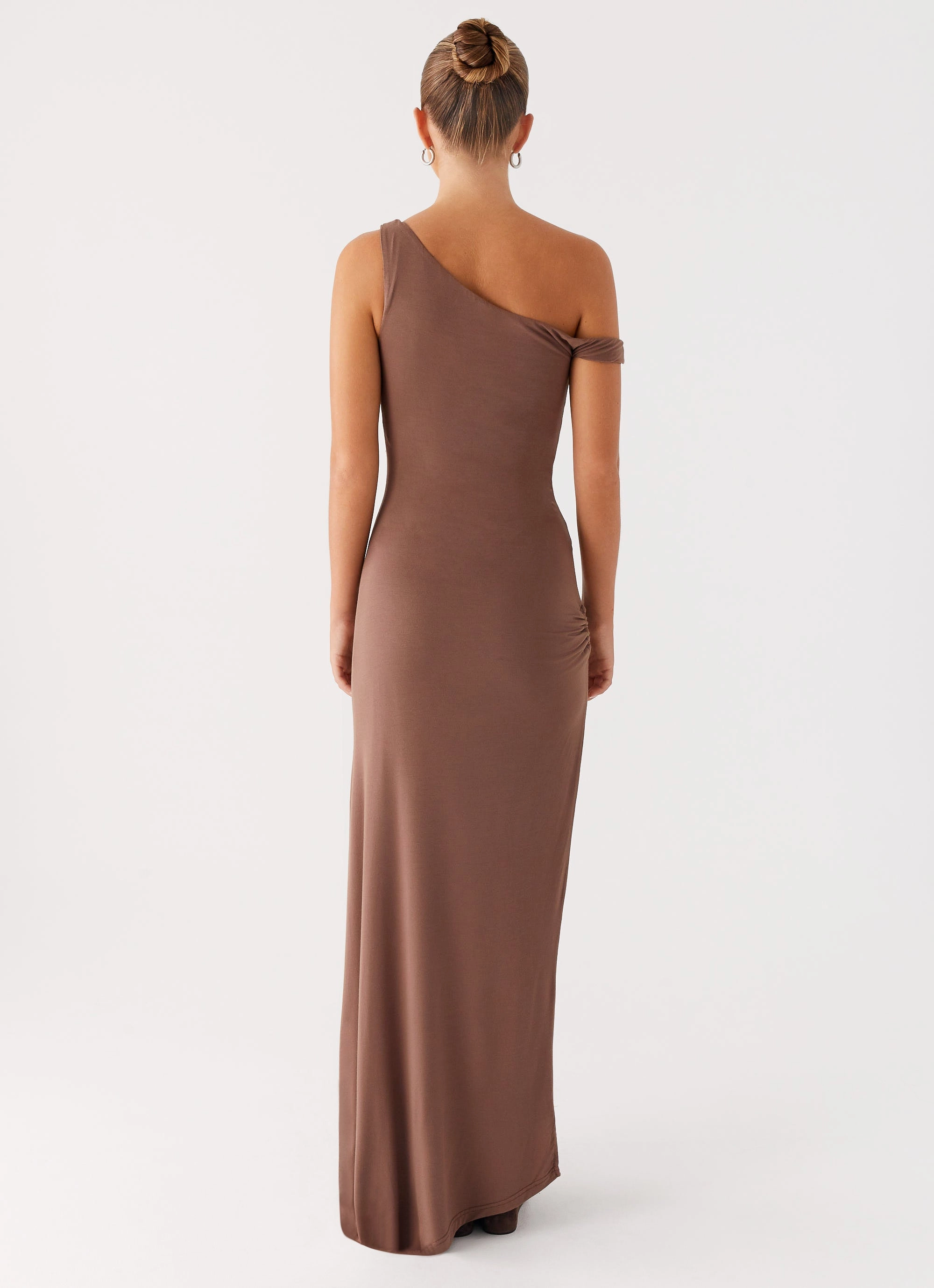 Dalla Maxi Dress - Dark Chocolate Vintage Style