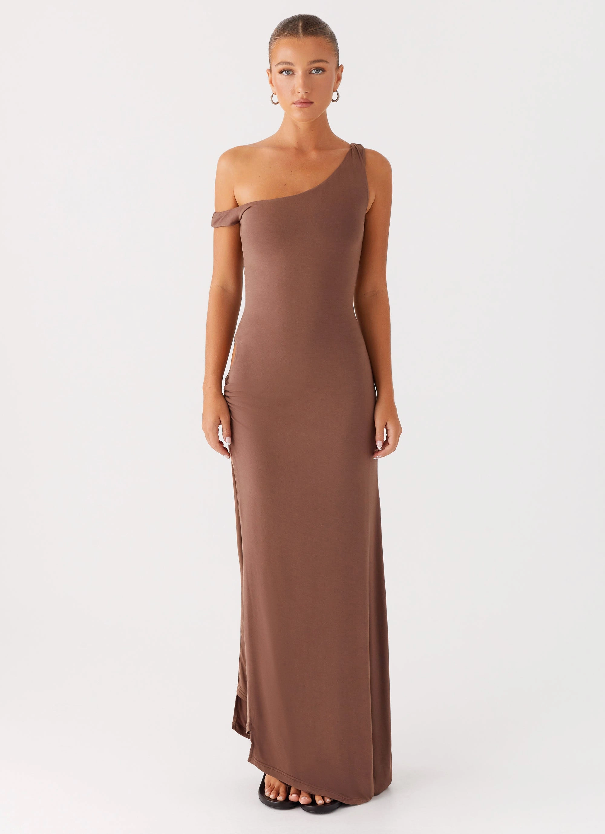 Dalla Maxi Dress - Dark Chocolate Cool Motion Calm Style