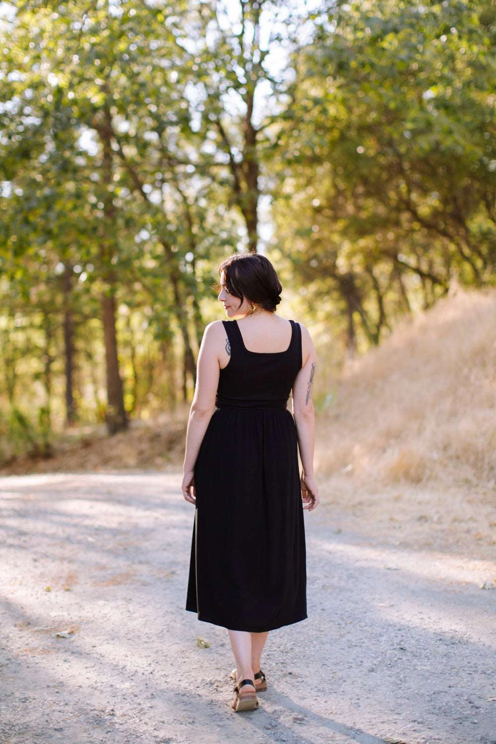 Josephine Dress in Black Ready Anytime Chic Rhythm