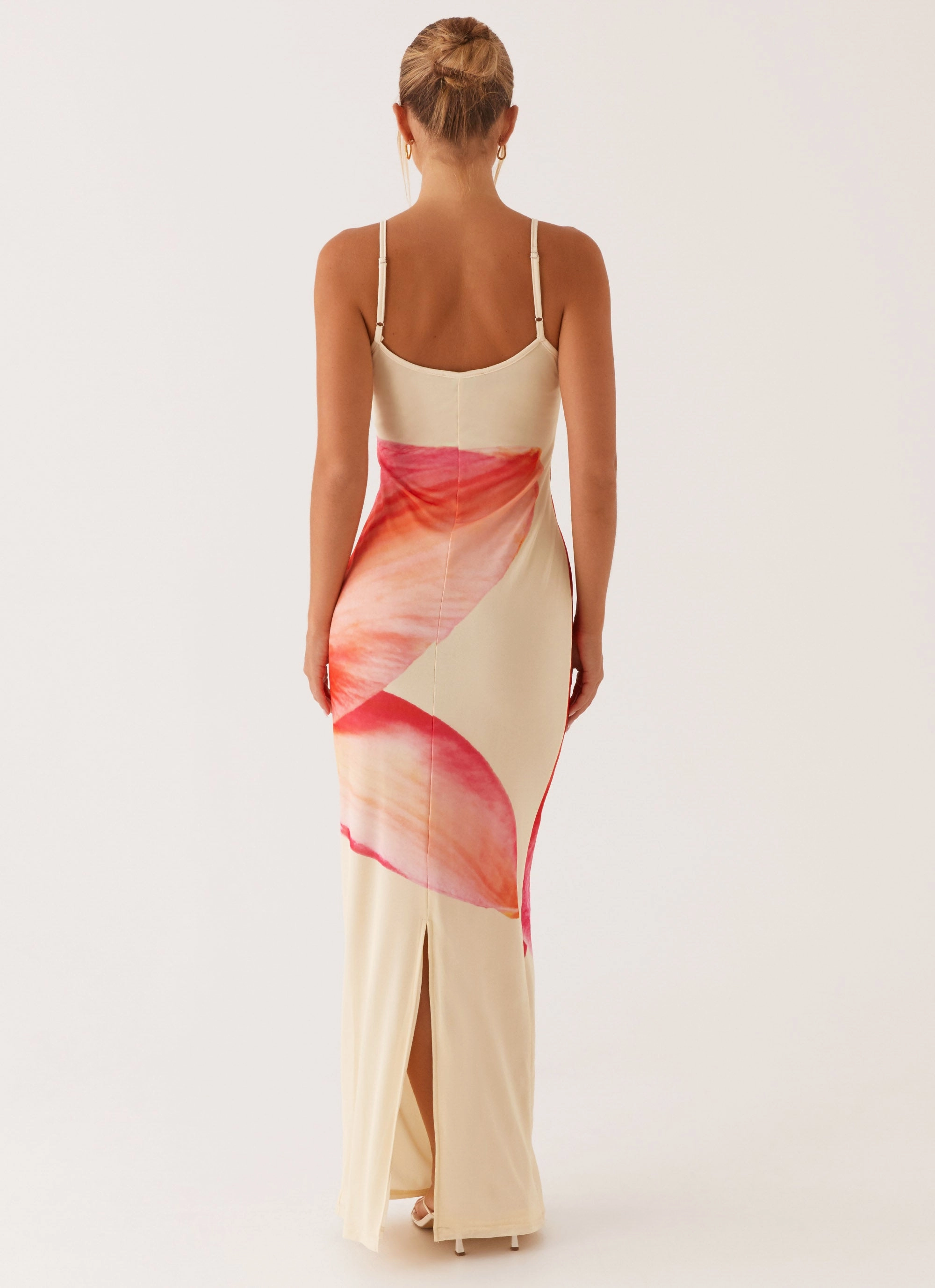 Smart Fabric Bad News Mesh Maxi Dress - Yellow Floral