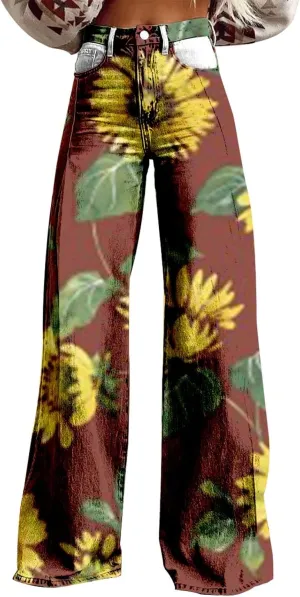 Baggy Jean for Woman 2025 Summer Casual Wide Leg Dark Wash Vintage Pant Y2K Street Fashion Denim Boyfriend Pants