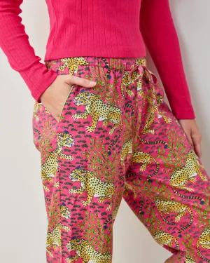 Bagheera - Petite Lightweight Flannel PJ Pant - Hot Pink
