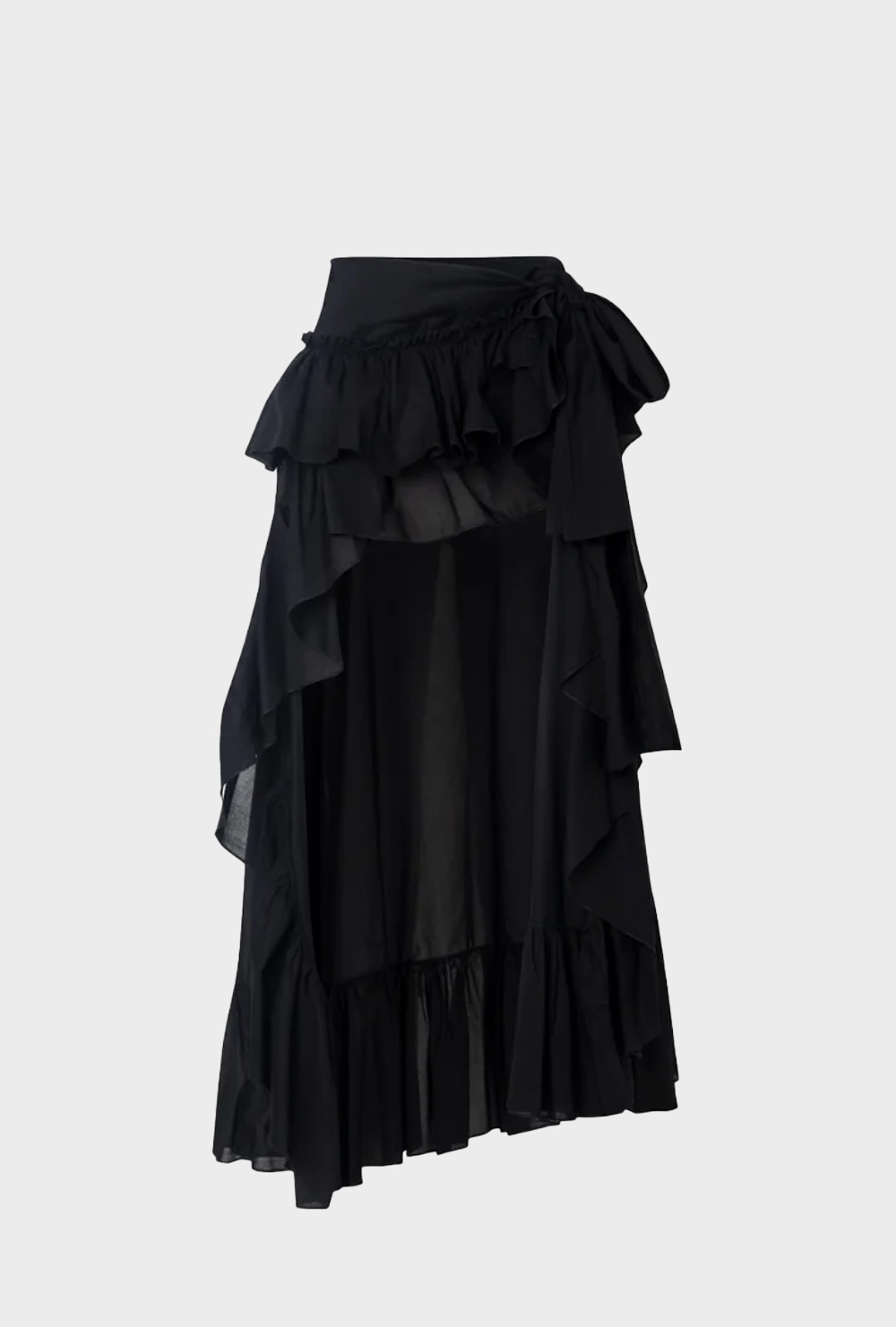 BAHAMAS WRAP SKIRT BLACK Timeless Wear Tear Resistant Fabric
