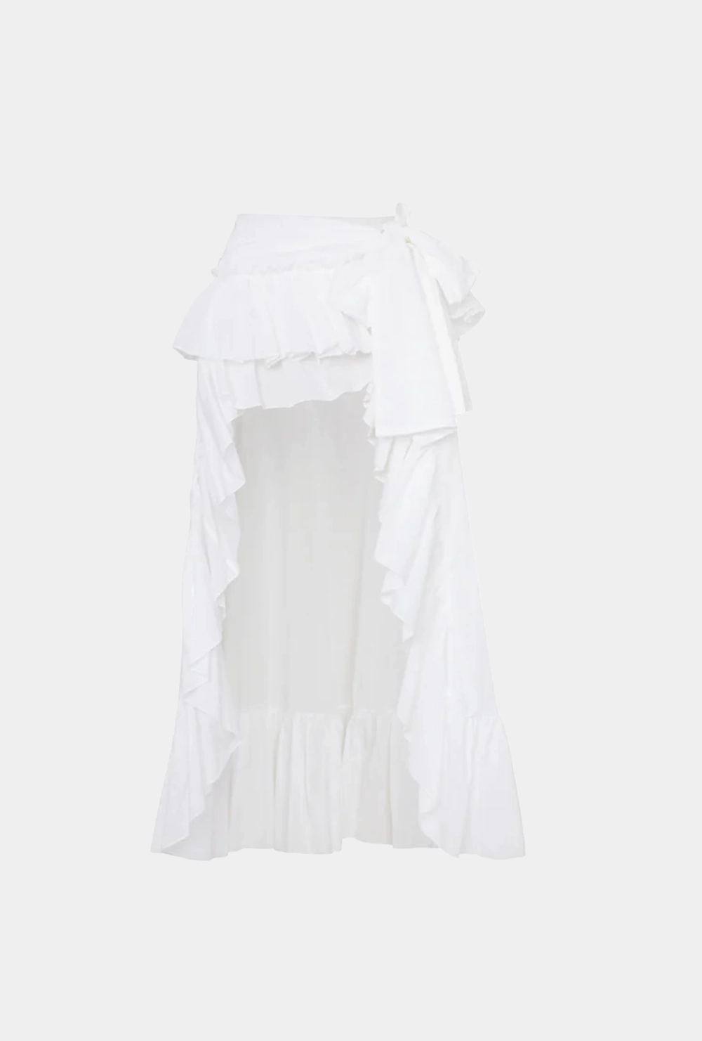 Odor Control Fabric BAHAMAS WRAP SKIRT WHITE