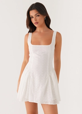 Light Comfort Alyssa Mini Dress - White