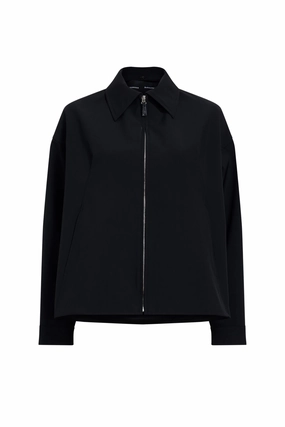 Sibyl Jacket in Stretch Nylon Trail To Town Classic Zip Up