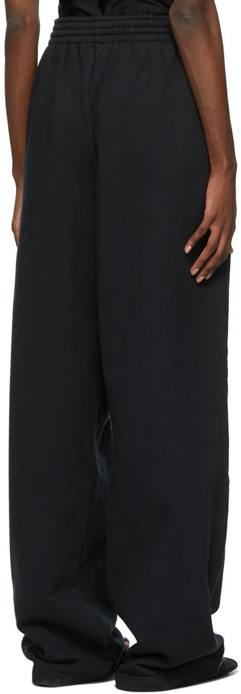 Balenciaga Black Baggy Lounge Pants