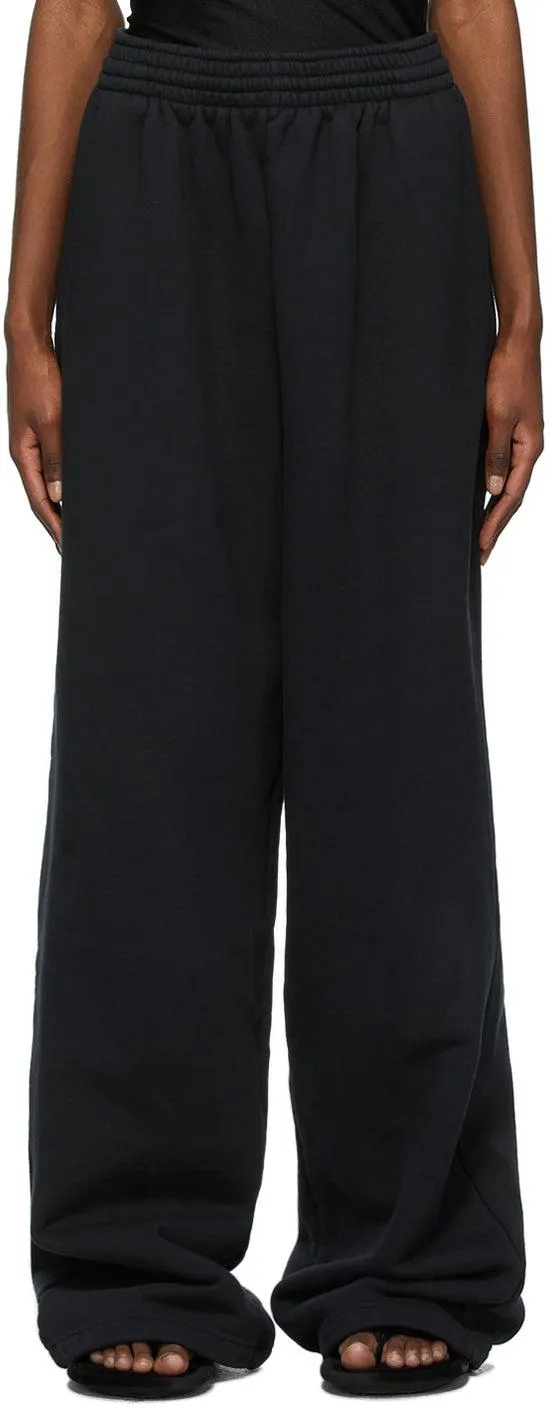 Balenciaga Black Baggy Lounge Pants