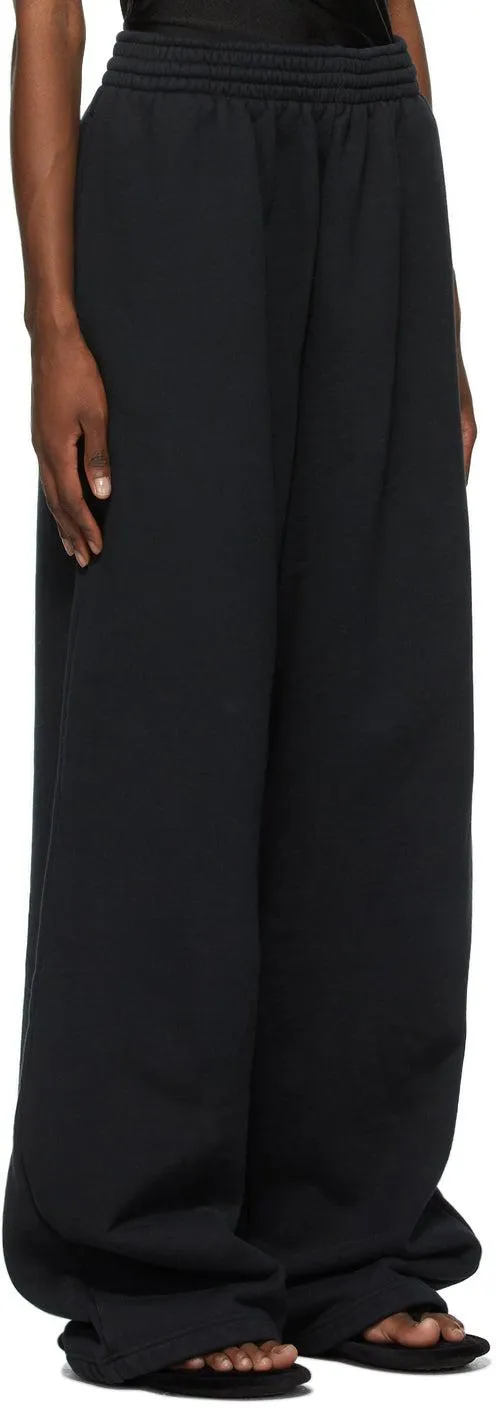 Balenciaga Black Baggy Lounge Pants