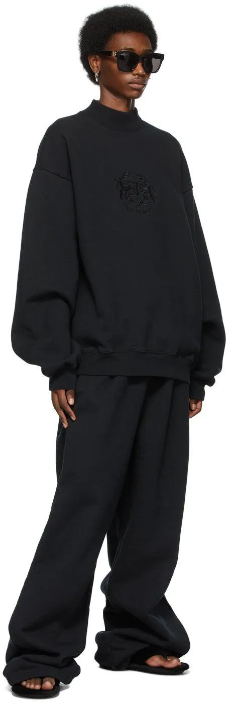 Balenciaga Black Baggy Lounge Pants