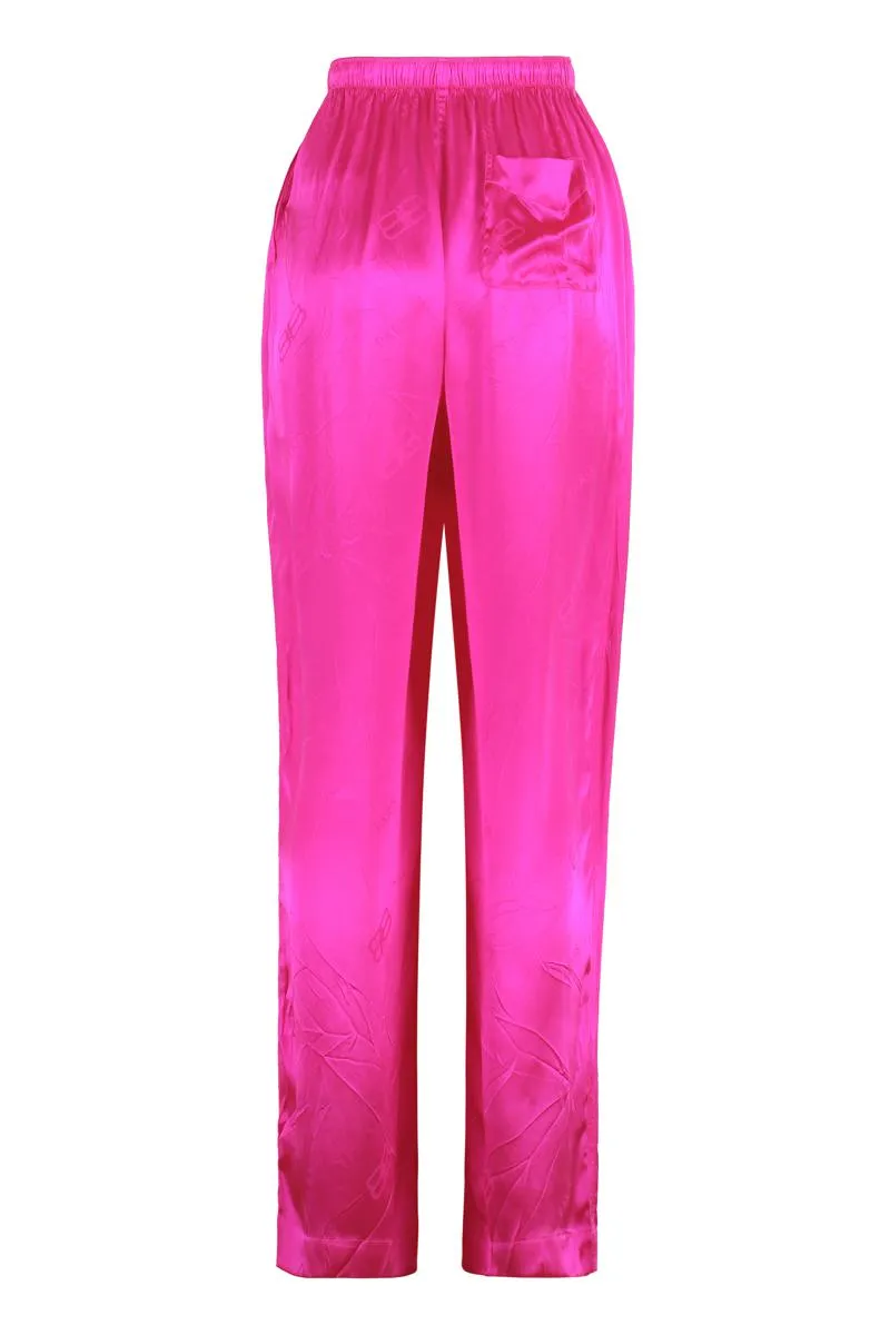 Balenciaga Silk Pajama Pants