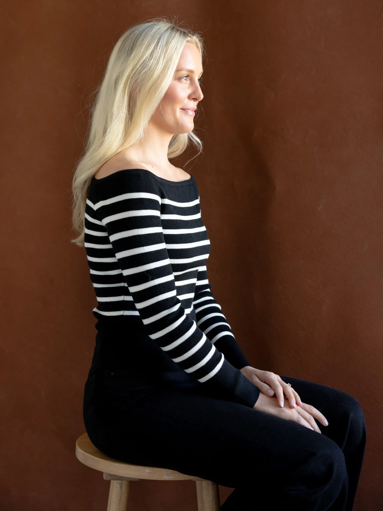 HypoallergenicConstruction Ballet Stripe Top