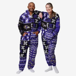 Baltimore Ravens Busy Block One Piece Pajamas