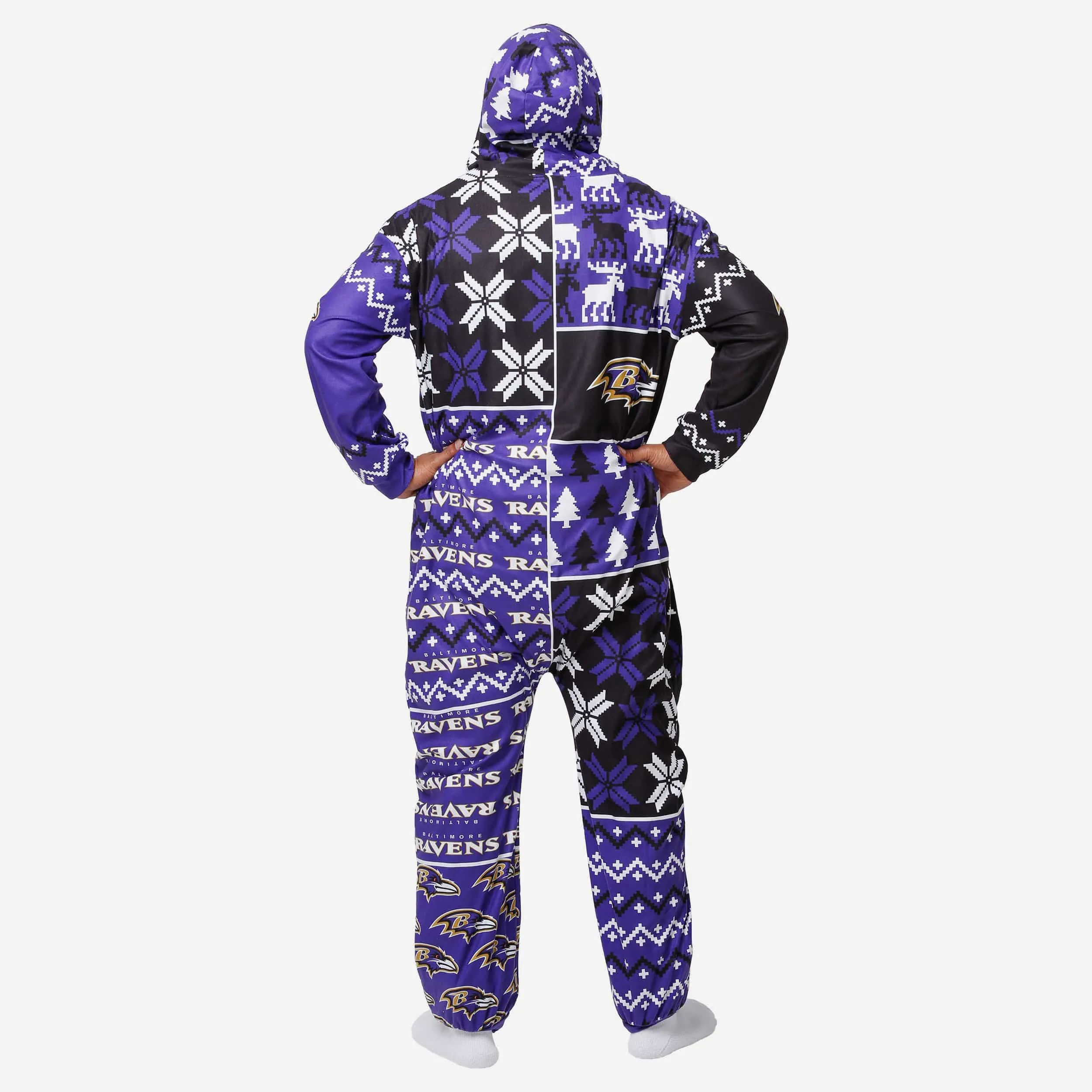 Baltimore Ravens Busy Block One Piece Pajamas