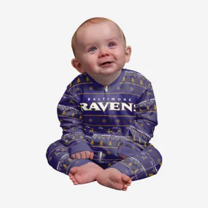 Baltimore Ravens Infant Family Holiday Pajamas