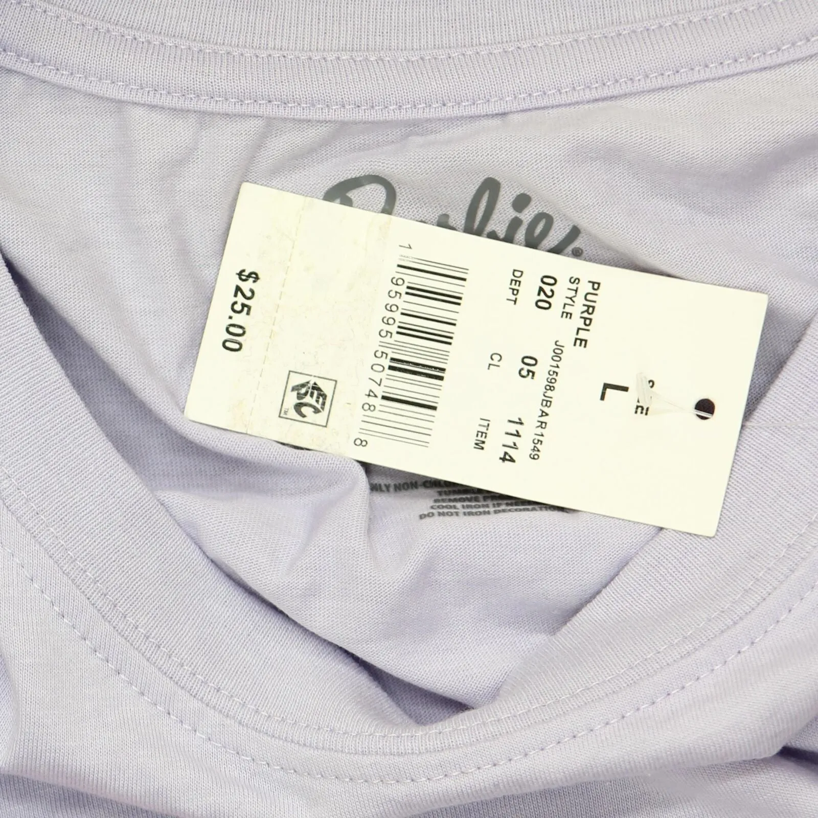 Barbie Womens  Long Sleeve Pajama Sleep Shirt Top J001598JBAR1549 Purple L