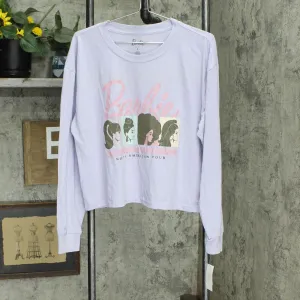 Barbie Womens  Long Sleeve Pajama Sleep Shirt Top J001598JBAR1549 Purple L