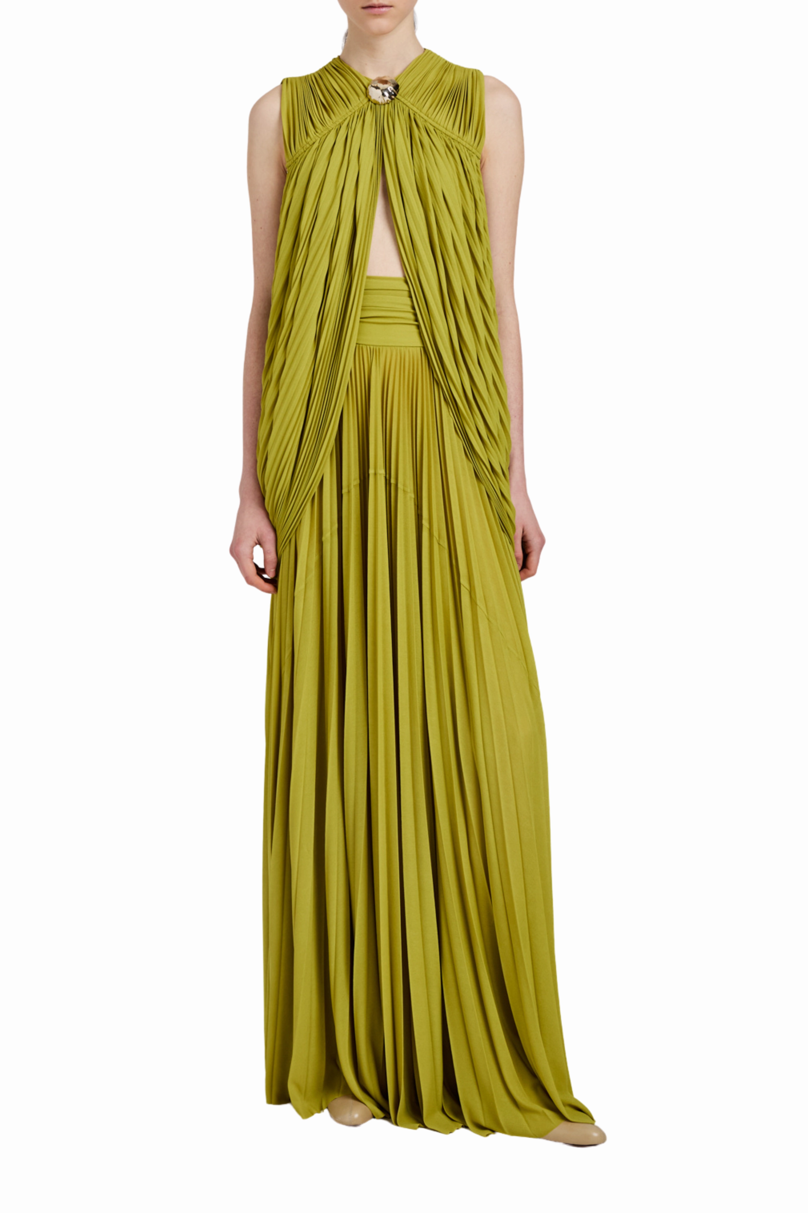 Smooth Drape Bari Dress in Gauzy Jersey