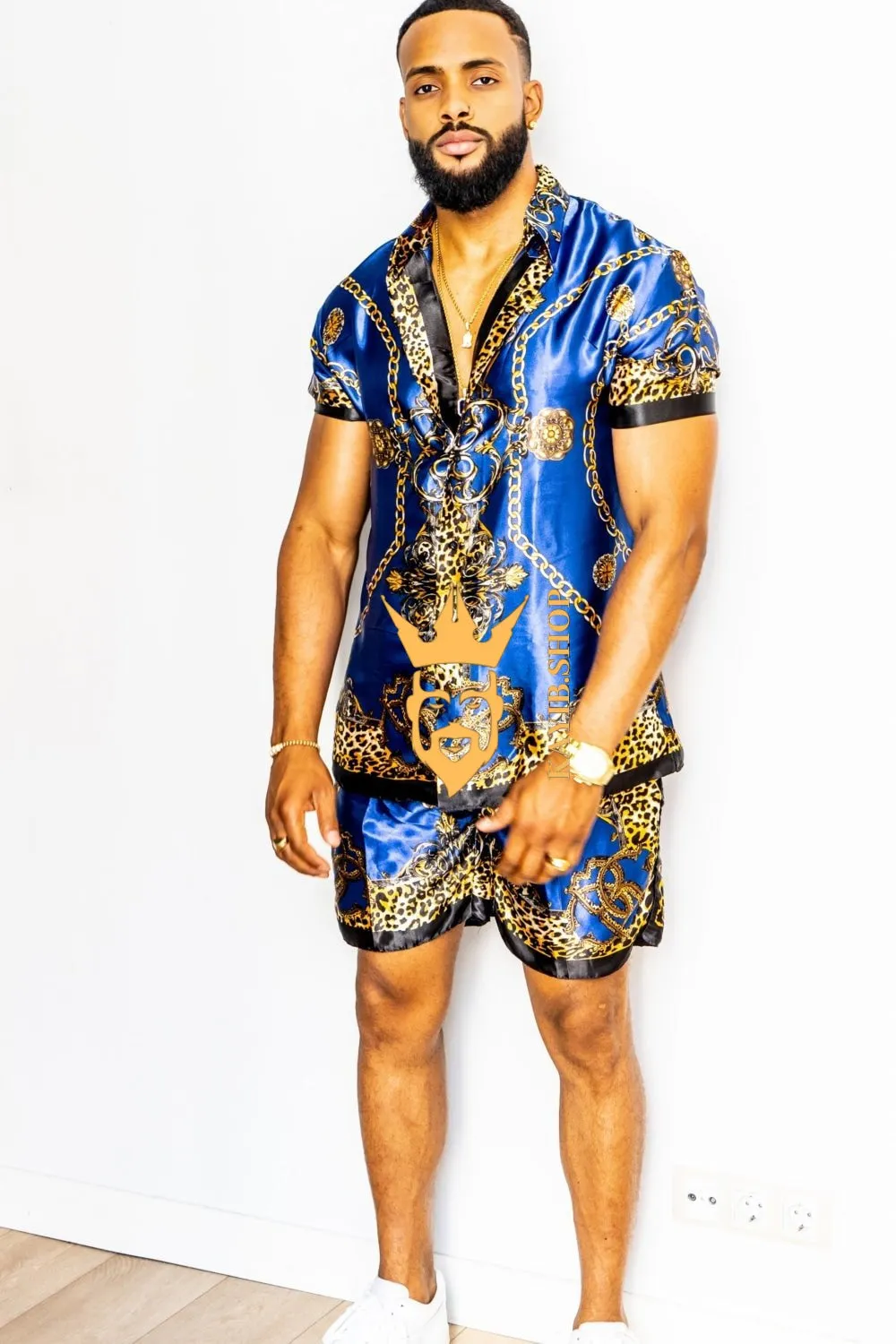 Barocco Men's Silk Set - Elevate Your Style with Pure Luxury - Hand-Sewn for Impeccable Quality