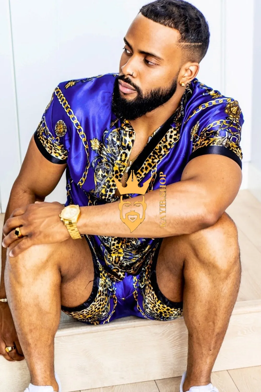 Barocco Men's Silk Set - Elevate Your Style with Pure Luxury - Hand-Sewn for Impeccable Quality