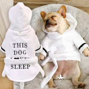 Bathrobe for French Bulldog (WS58)