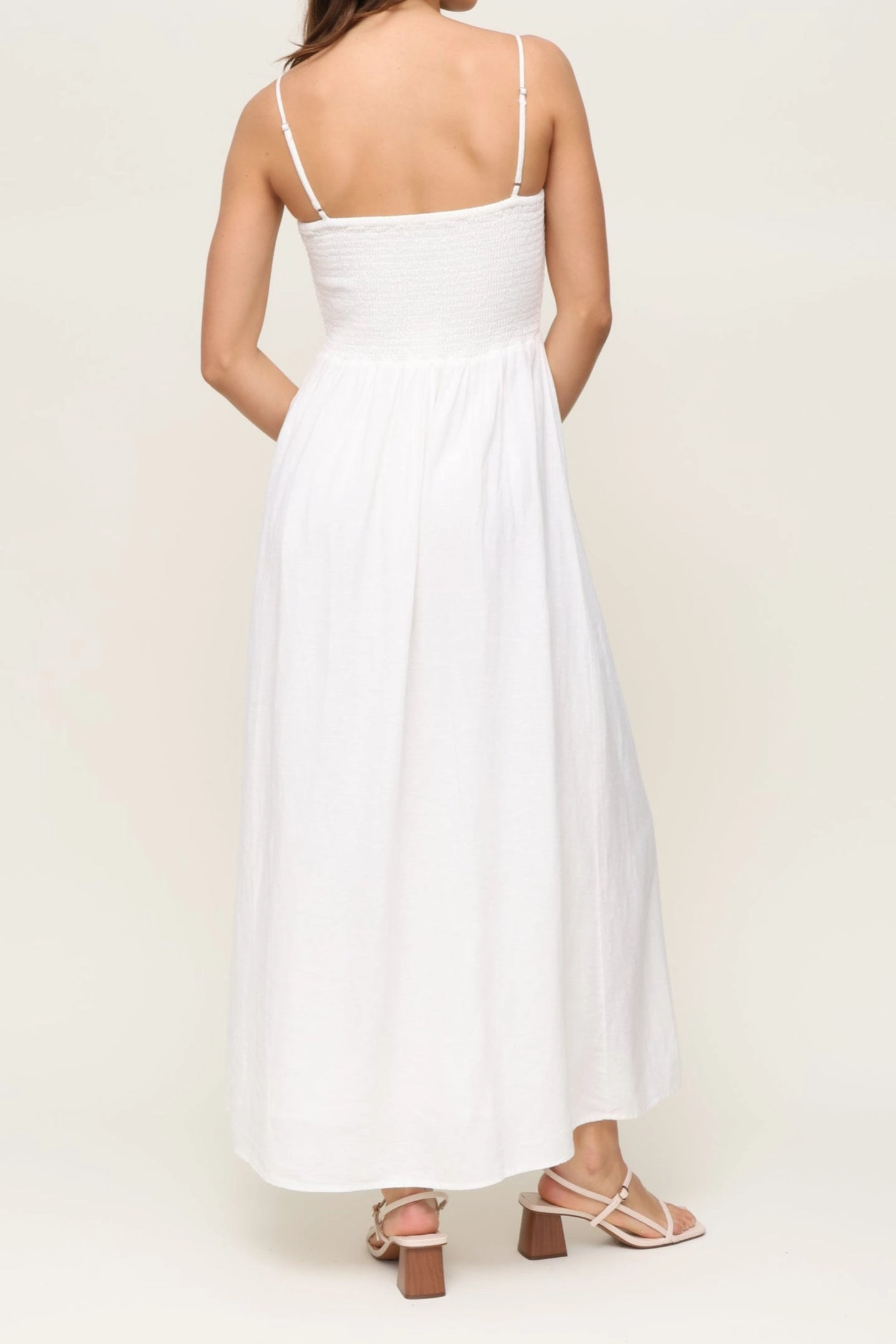 Smart Fabric Bayside Linen Maxi Dress