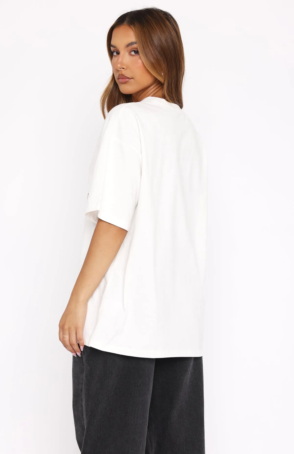 Be My Lover Oversized Tee White