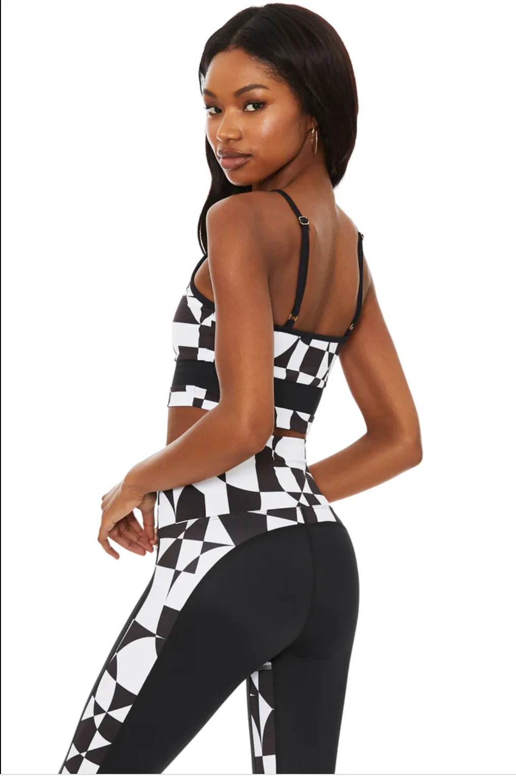 AntiStaticInnerLining hypoallergenic material Beach Riot Colorblock Legging - 70s Geo