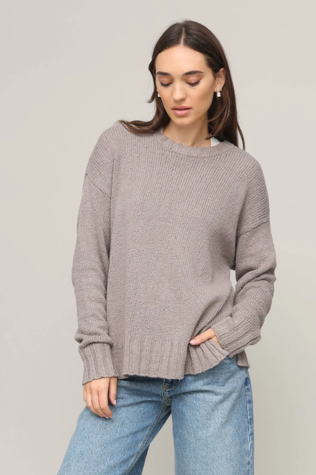 EcoCertified Material Flatlock Seam Technology Beck Textured Sweater