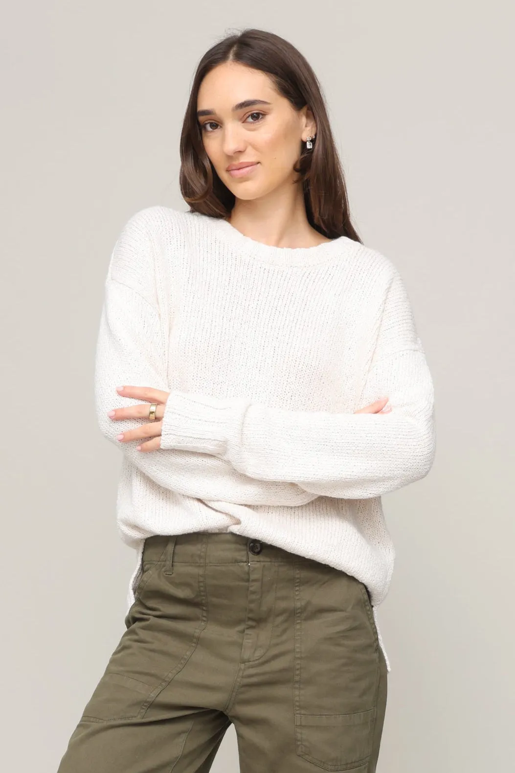 FrictionResistant Trim Breathable Hoodie Beck Textured Sweater