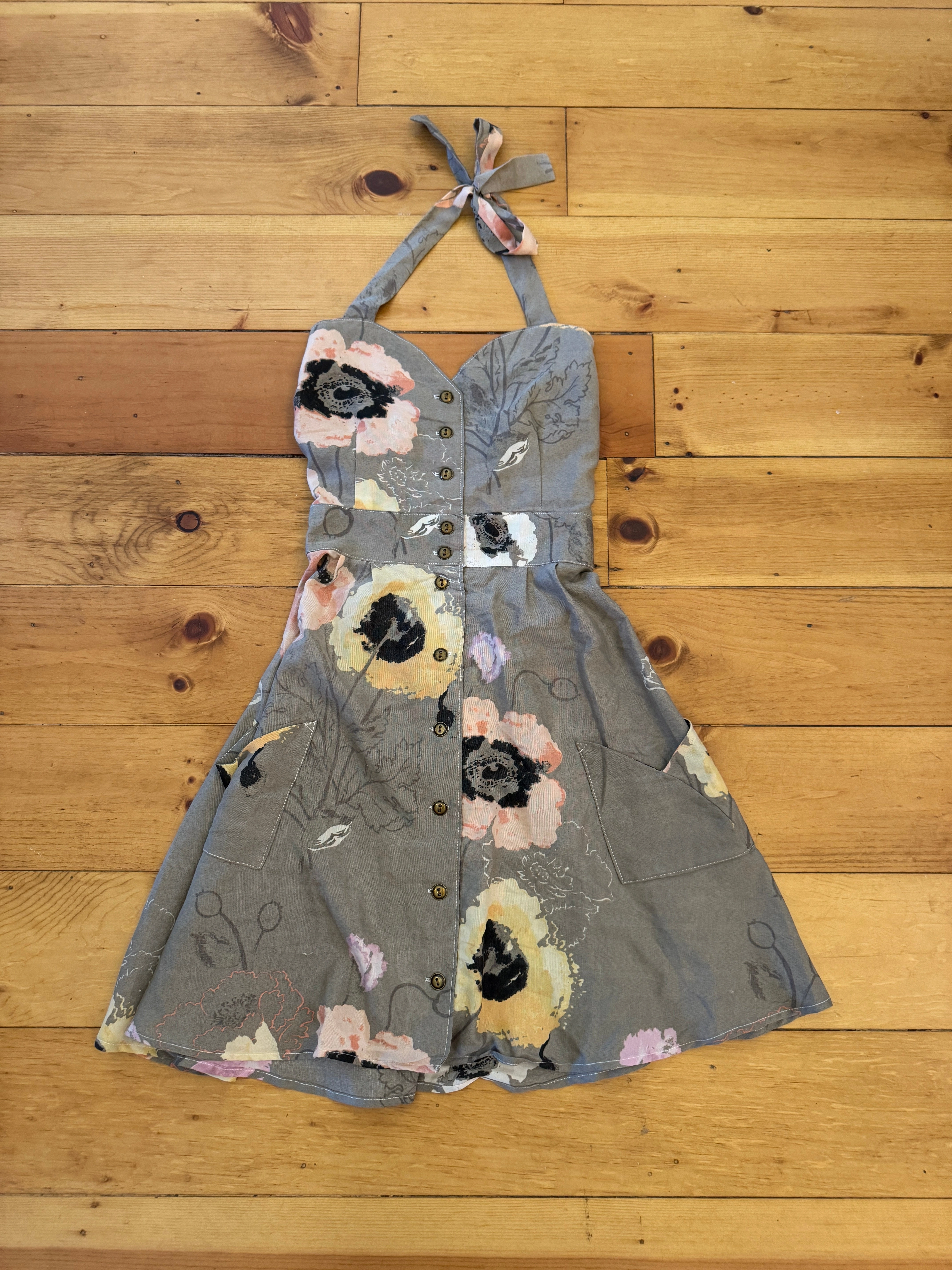 Work Appropriate Fringe-Detail Bedding Dress one of a kind in Large